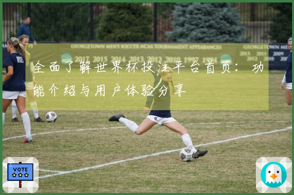 全面了解世界杯投注平台首页：功能介绍与用户体验分享