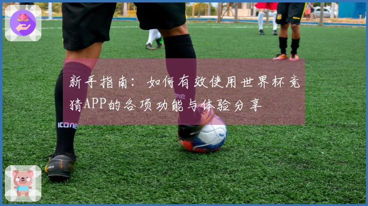 新手指南：如何有效使用世界杯竞猜APP的各项功能与体验分享